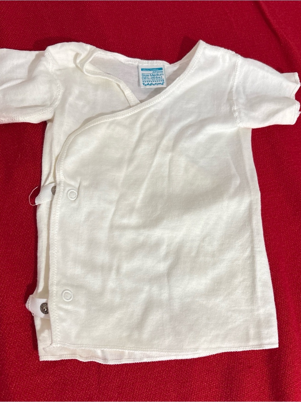 80's Toddler Shirt JCPenney Toddletime
Medium 18-26 Lbs White Vintage